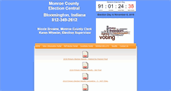 Desktop Screenshot of monroecountyvoters.us