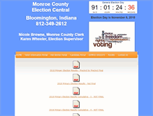 Tablet Screenshot of monroecountyvoters.us